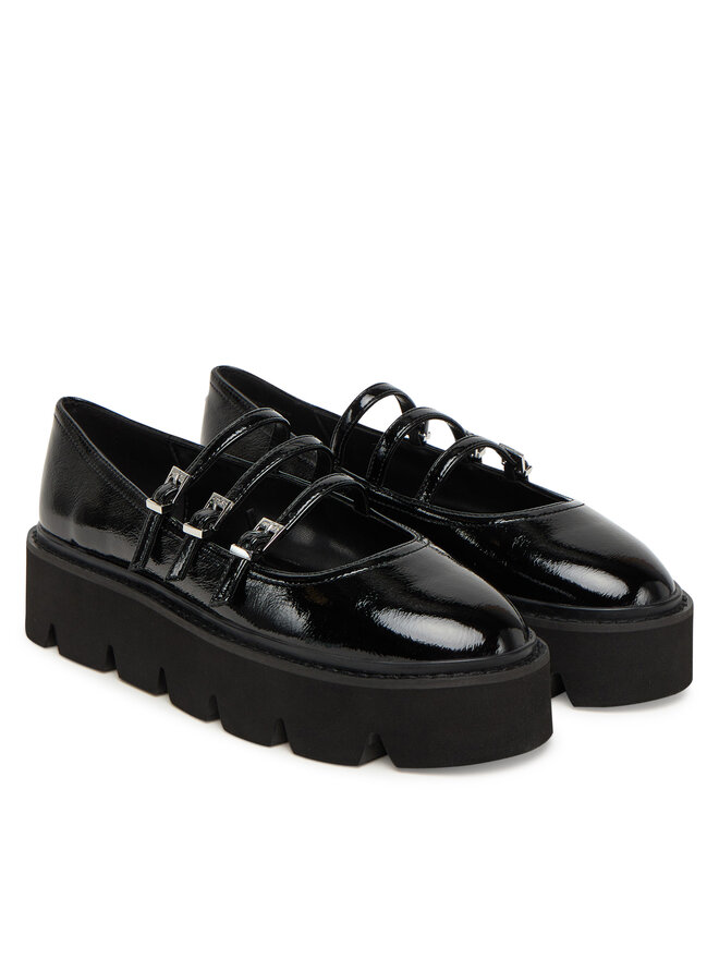Buffalo Halbschuhe Buffalo Darya Mary Vamp 1620043 Schwarz