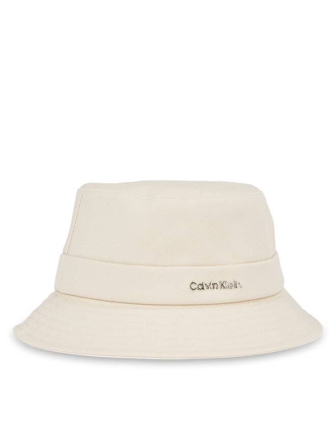 Calvin Klein Kapelusz Calvin Klein Back Tie Bucket K60K613161 Écru