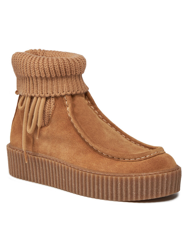 Weekend Max Mara Боти Weekend Max Mara Juglas 2357960934600 Кафяв