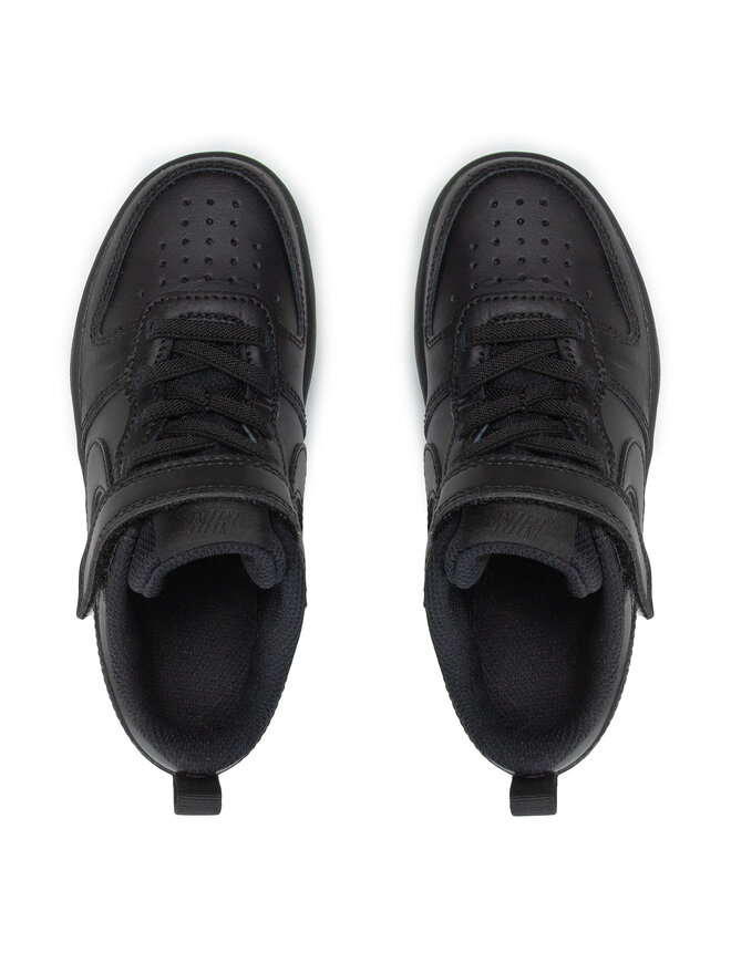 Nike Sneakersy Nike Court Borough Low 2 (PSV) BQ5451 001 Czarny