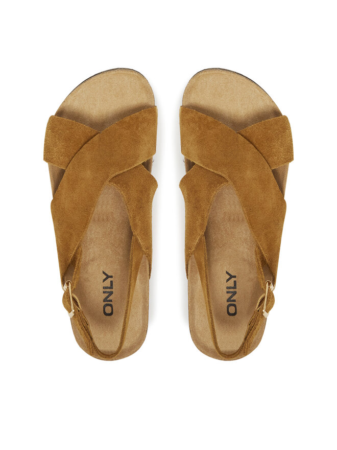 ONLY Shoes Sandały ONLY Shoes Onlava 15342054 Brązowy