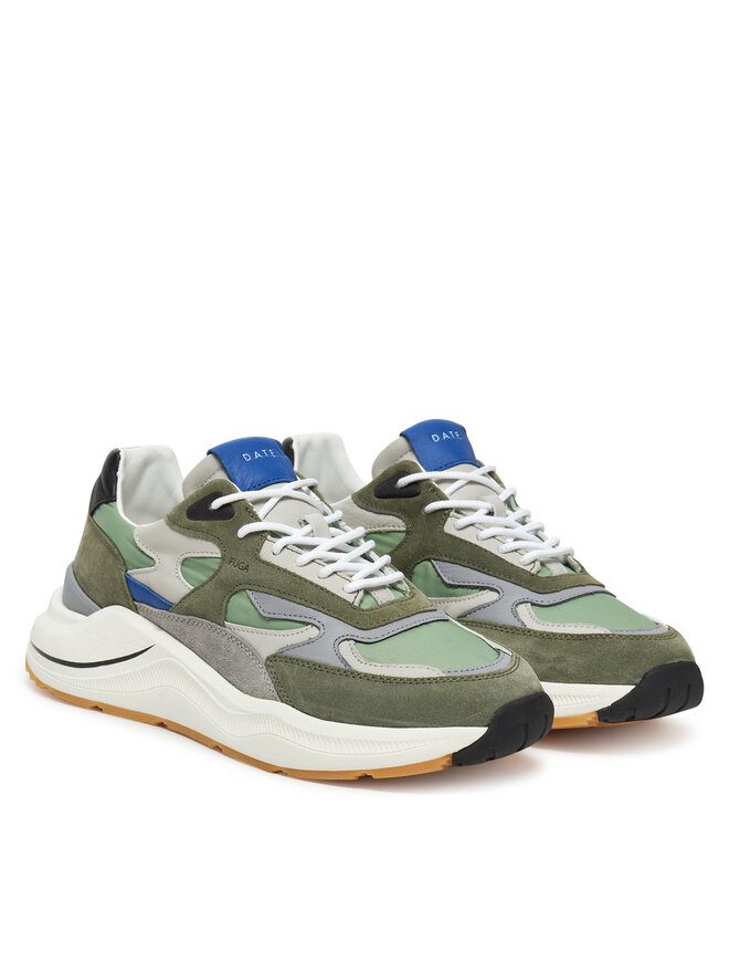 D.A.T.E. Sneakersy D.A.T.E. Fuga M421-FG-NY Zielony