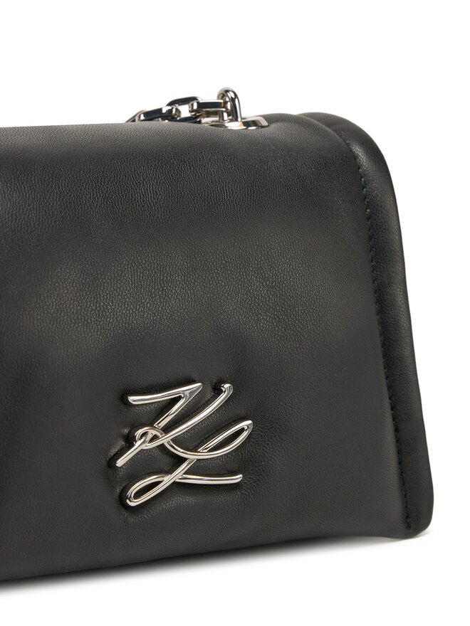 KARL LAGERFELD Ročna torba KARL LAGERFELD A1W30175 Črna