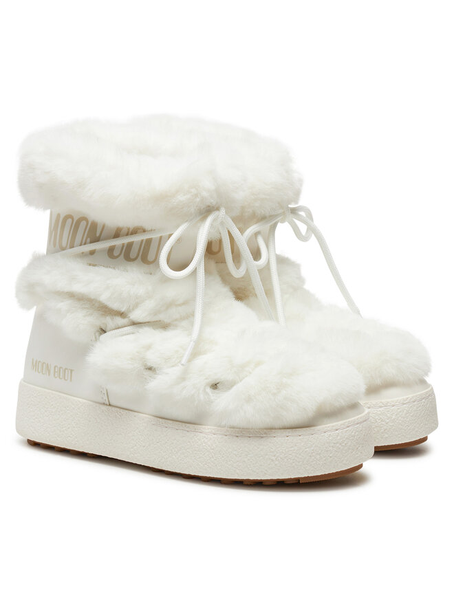 Moon Boot Śniegowce Moon Boot Ltrack Tube Faux-Fur 80D2450130 Biały
