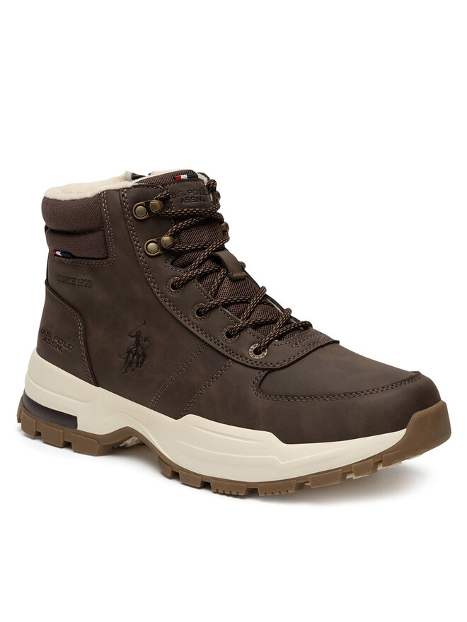 U.S. Polo Assn. Μποτίνια U.S. Polo Assn. OSCAR001M/DYT1 Καφέ