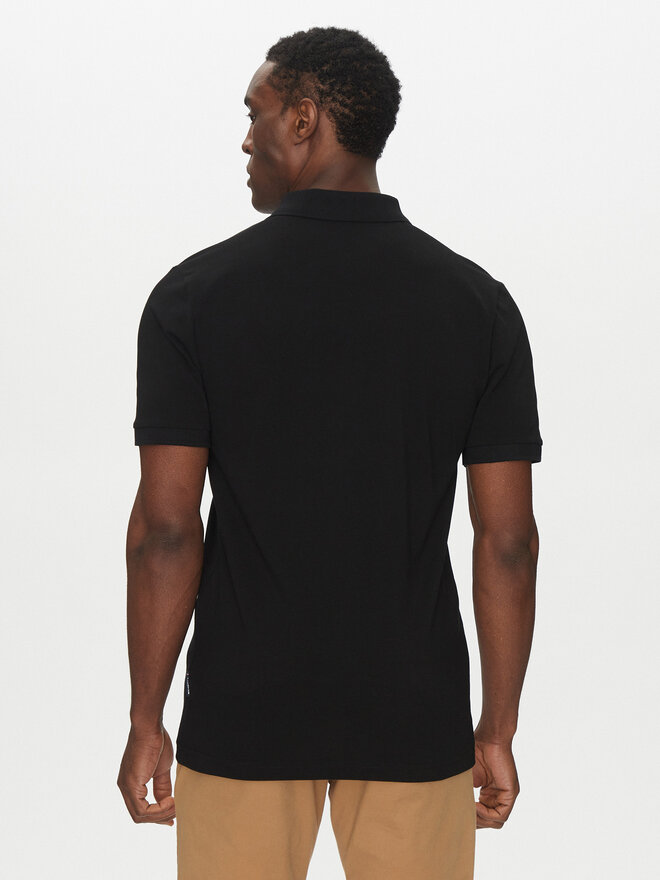 Hechter Paris Hechter Paris Polo Pique H-Eco 74004 151902 Μαύρο Regular Fit