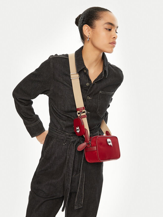 KARL LAGERFELD Torebka KARL LAGERFELD A1W30127 Czerwony