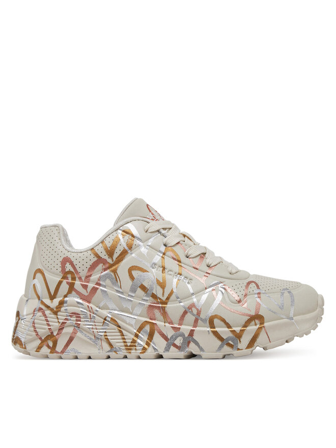 Skechers Αθλητικά Skechers Uno Lite - Metallic 314067L/NTMT Λευκό