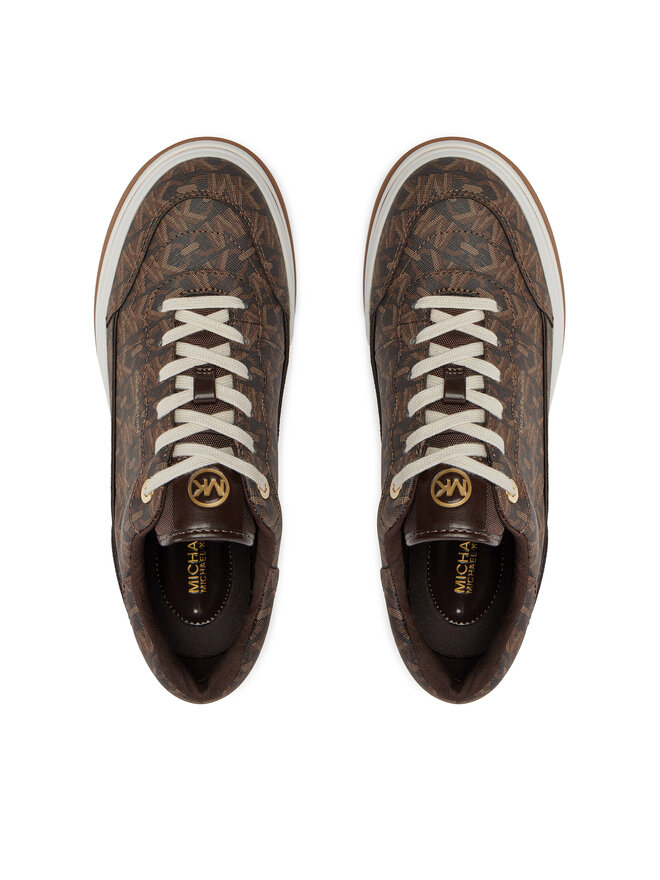 MICHAEL Michael Kors Sneakersy MICHAEL Michael Kors Hayes Lace Up 43R4HYFS1B Brązowy