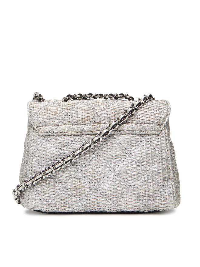 Guess Ročna torba Guess Giully II Mini HWQM96 73740 Srebrna
