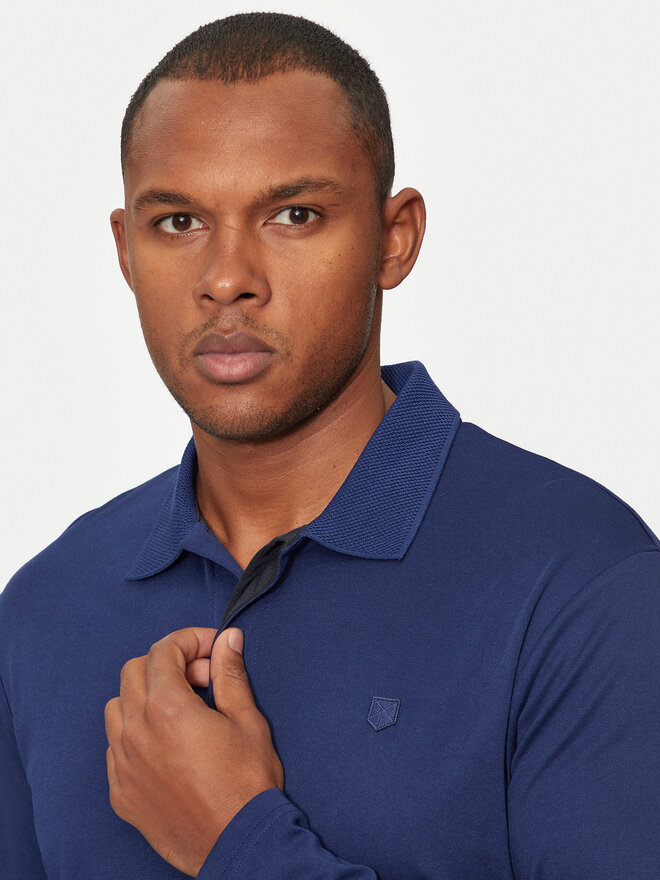 Jack&Jones Jack&Jones Polo marškinėliai Crodney 12259645 Mėlyna Regular Fit