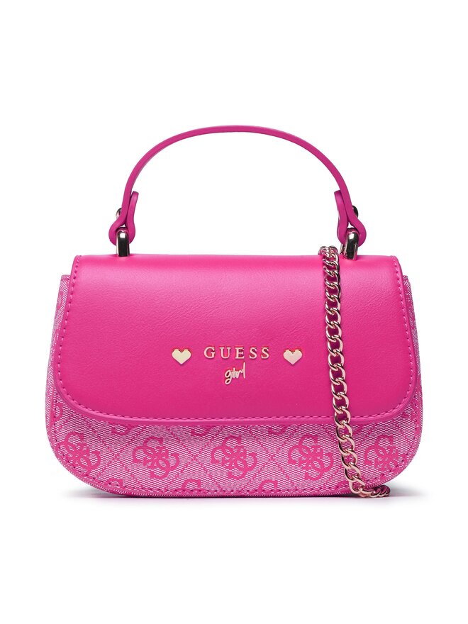 Guess Дамска чанта Guess Crossbody Flap Bag J3GZ15 WFHF0 Розов
