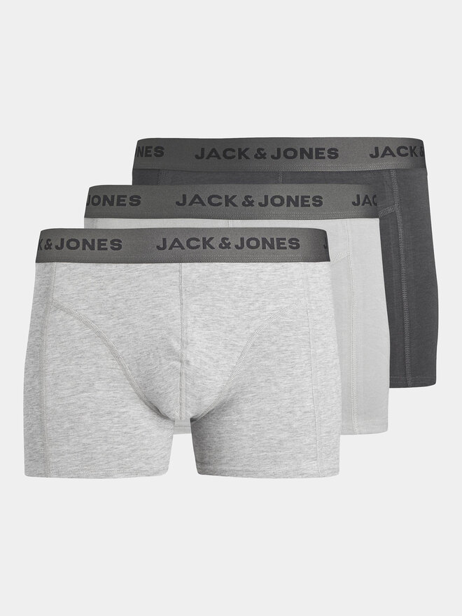 Jack&Jones Jack&Jones Набір з 3 пар боксерів Yannick 12252801 Сірий