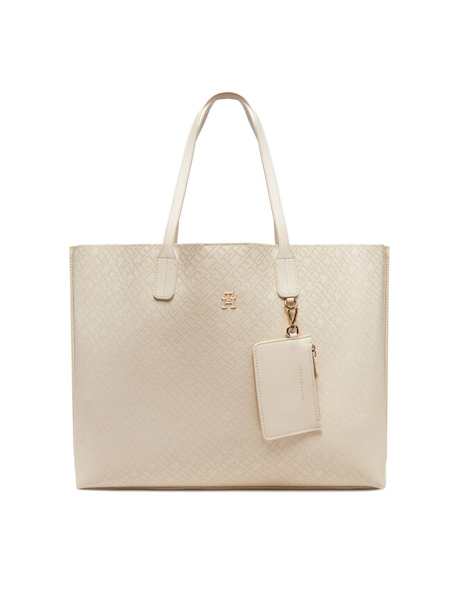 Tommy Hilfiger Сумка Tommy Hilfiger Th Distinct Tote Mono AW0AW17195 Бежевий