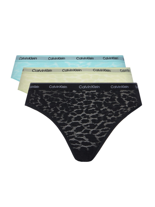 Calvin Klein Underwear Calvin Klein Underwear Set 3 parov brazilskih spodnjih hlačk 000QD5225E Pisana