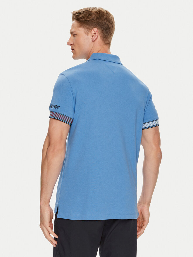 Tommy Hilfiger Tommy Hilfiger Pólóing Flag MW0MW34780 Kék Slim Fit