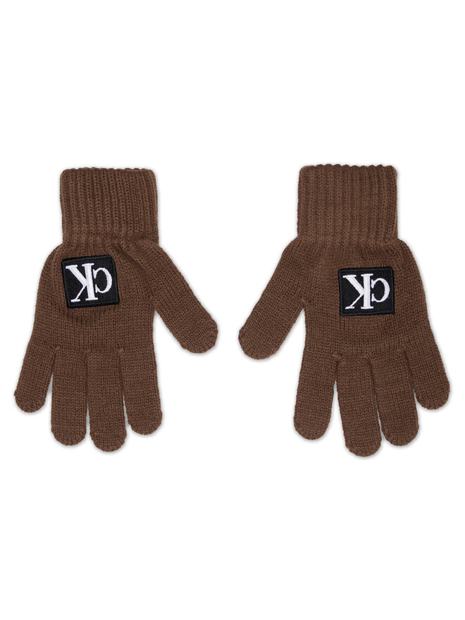 Calvin Klein Jeans Kinderhandschuhe Calvin Klein Jeans Monogram IU0IU00363 Braun