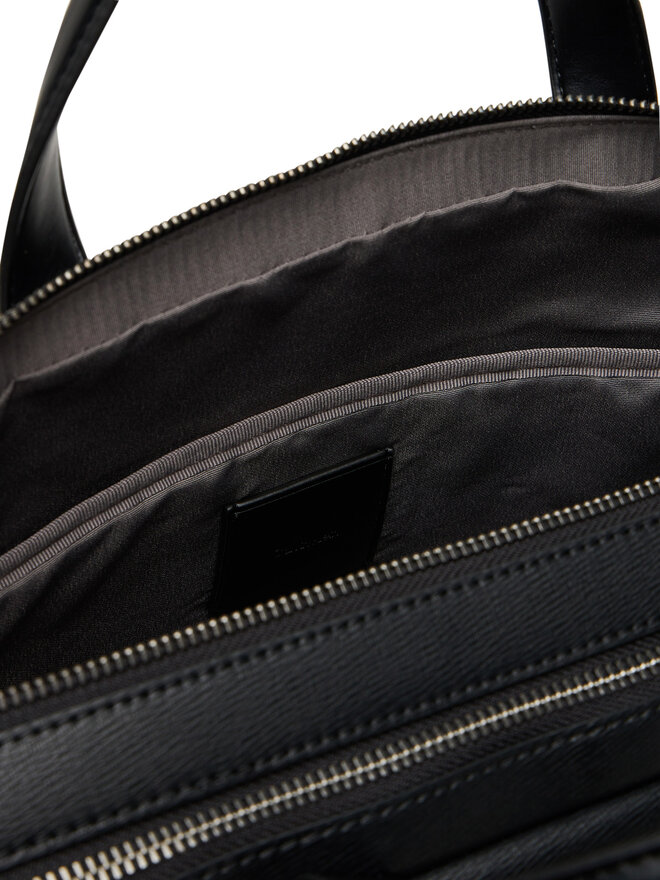 Calvin Klein Brašna na notebook Calvin Klein Zip Commuter Bag LV04D3263G Černá