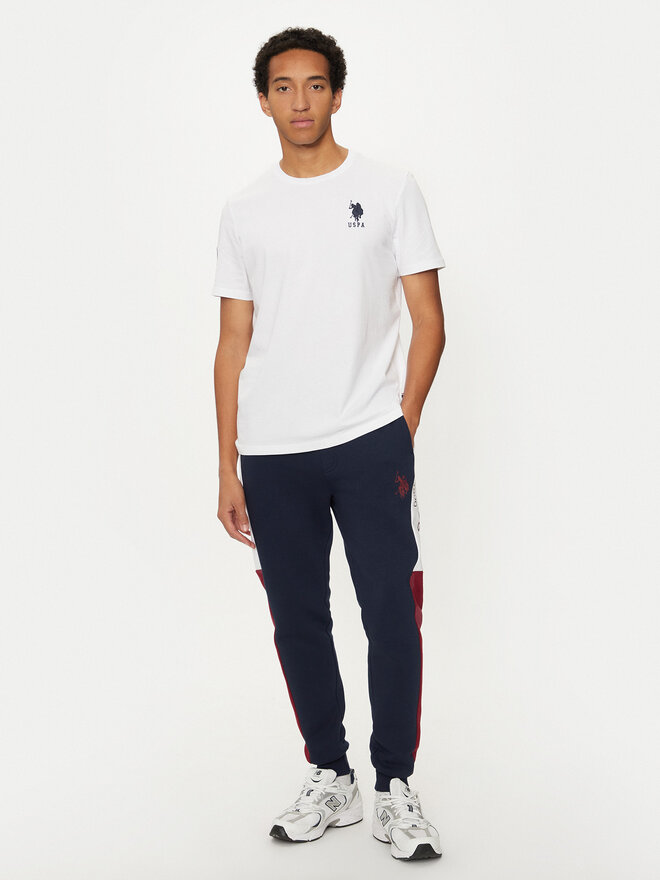 U.S. Polo Assn. U.S. Polo Assn. Marškinėliai MUP3311 Balta Slim Fit