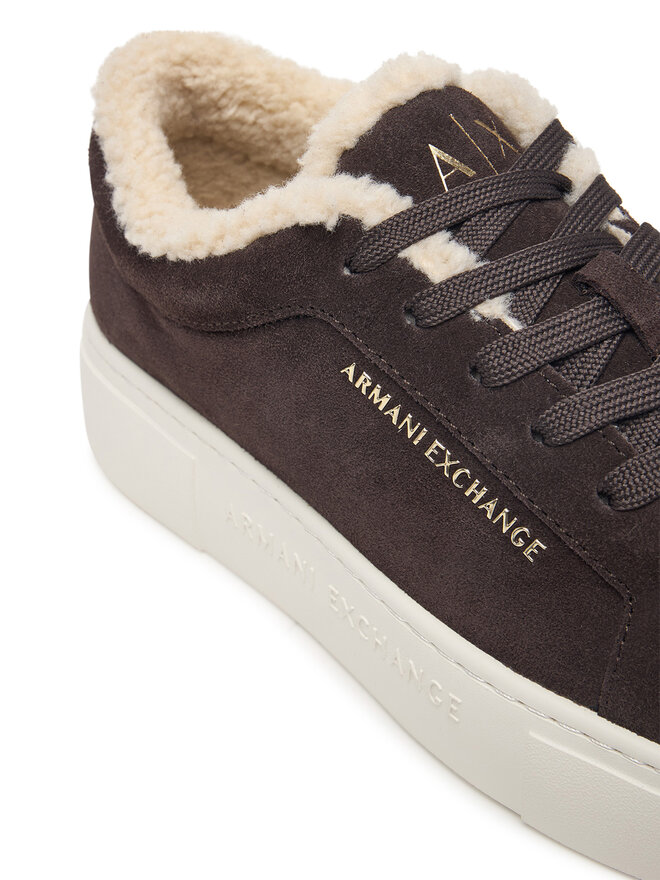 Armani Exchange Sneakers aus Stoff Armani Exchange XW003067 AF27450 U6032 Dunkelbraun