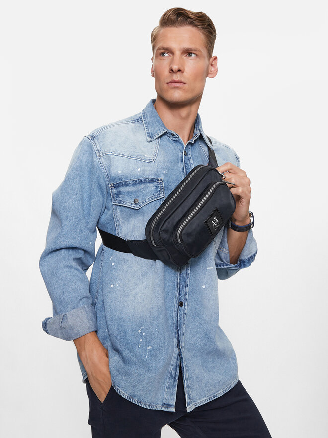 Marsupio Armani Exchange 952522 3R839 00035 Blu scuro escarpe