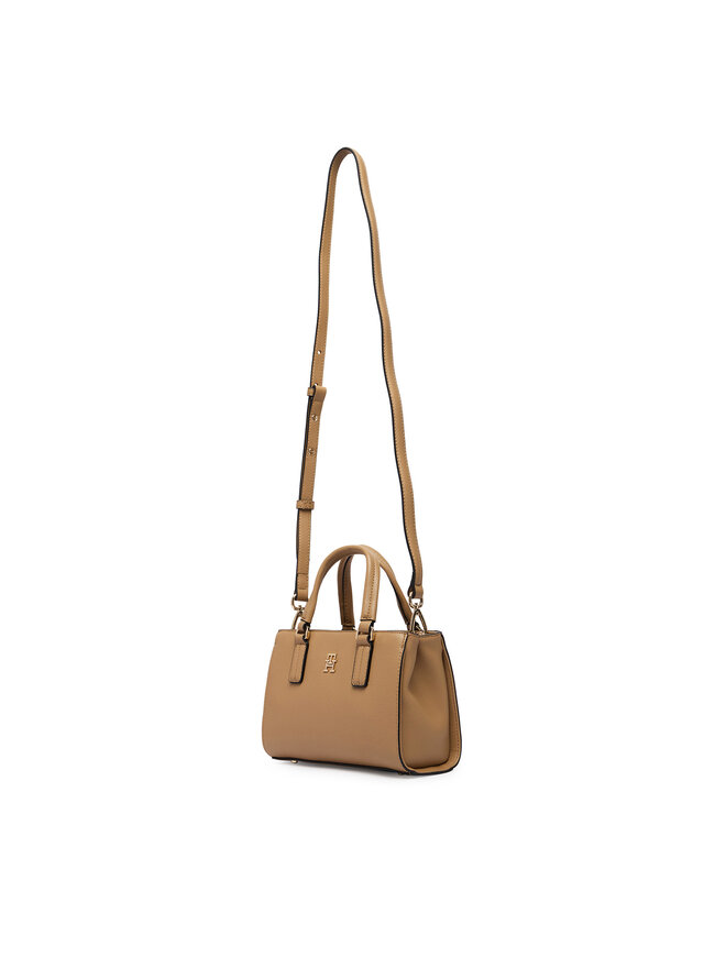 Tommy Hilfiger Handtasche Tommy Hilfiger Th Daily Mini Tote AW0AW18379 Braun