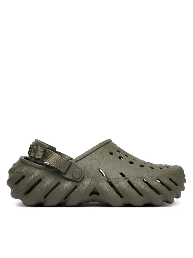 Crocs Pantoletten Crocs Echo Clog 207937 Grün