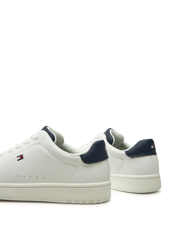 Tommy Hilfiger Sneakersy Tommy Hilfiger Low Cut Lace-Up Sneaker T3X9-33848-1355 S Biały