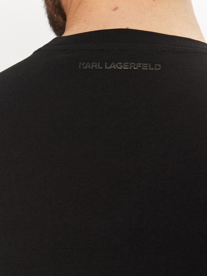 KARL LAGERFELD KARL LAGERFELD T-Shirt 755095 551251 Schwarz Regular Fit