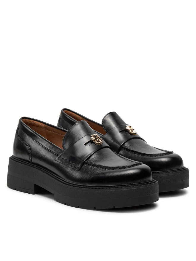 BOSS Loafersy Boss Rebby Mocc CBB 50523590 Czarny