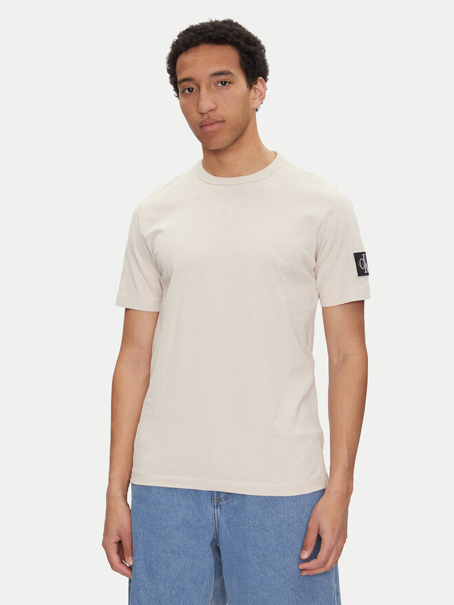 Calvin Klein Jeans Calvin Klein Jeans Camiseta J30J323484 Beis Regular Fit