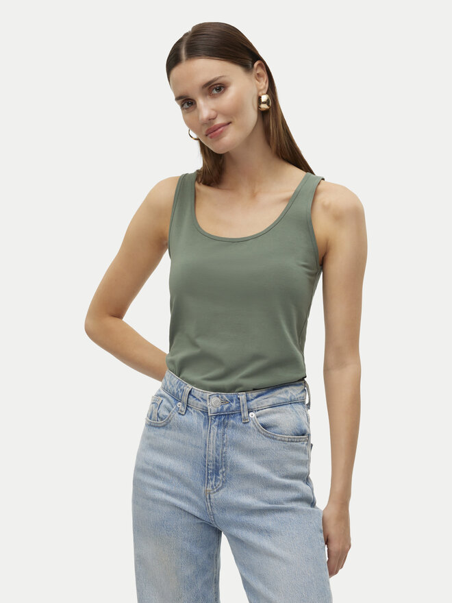 Vero Moda Vero Moda Τοπ Lulu 10323756 Πράσινο Regular Fit