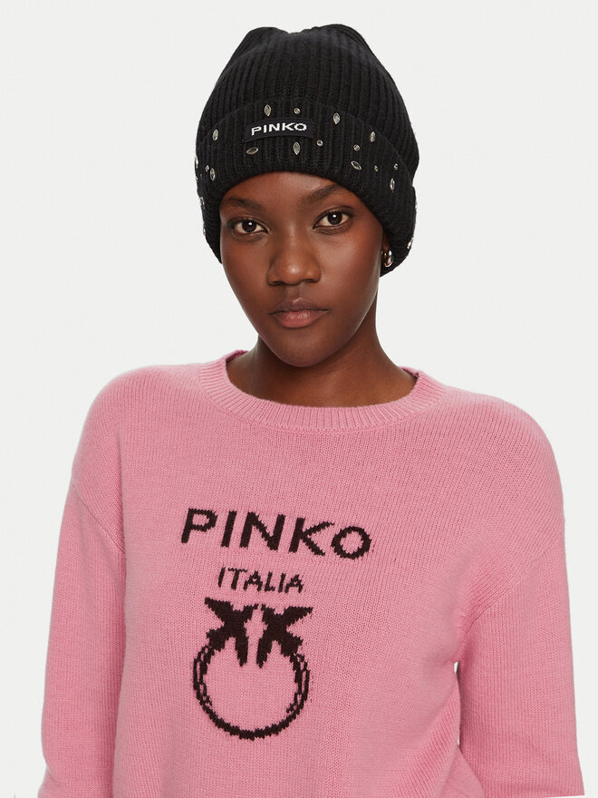 PINKO Шапка Pinko Serengeti Cuffia 104326 A27A Черен