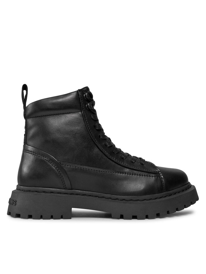 Tommy Jeans Ghete Tommy Jeans Tjm Lace Up Boot EM0EM01363 Negru