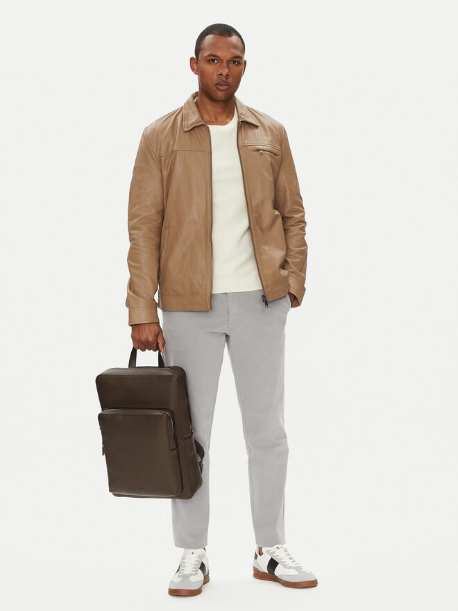 Calvin Klein Ruksak Calvin Klein Micro Pebble Slim Sq Bp 42 LV04D3005G Hnedá