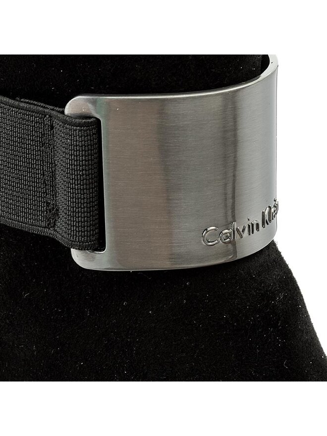 Calvin Klein Μπότες πάνω από το γόνατο Calvin Klein Gennie Kid E3136 Μαύρο