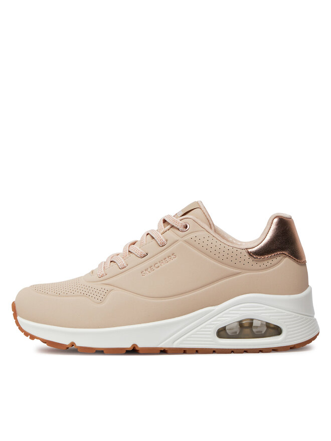 Skechers Sportcipők Skechers Uno Shimmer Away 155196/NAT Rózsaszín