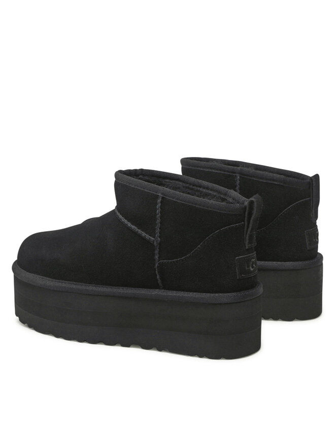 Ugg Μπότες Χιονιού Ugg W Classic Ultra Mini Platform 1135092 Μαύρο