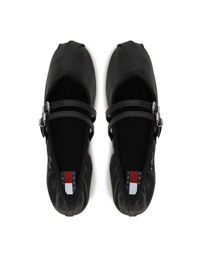 Tommy Jeans Baleriny Tommy Jeans Ballerina EN0EN02720 Czarny