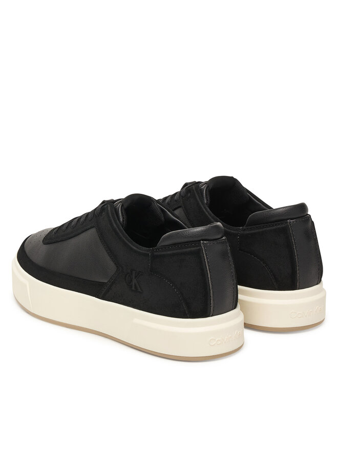Calvin Klein Αθλητικά Calvin Klein Basket Cupsole Laceup Lth-Nu YM0YM01354 Μαύρο