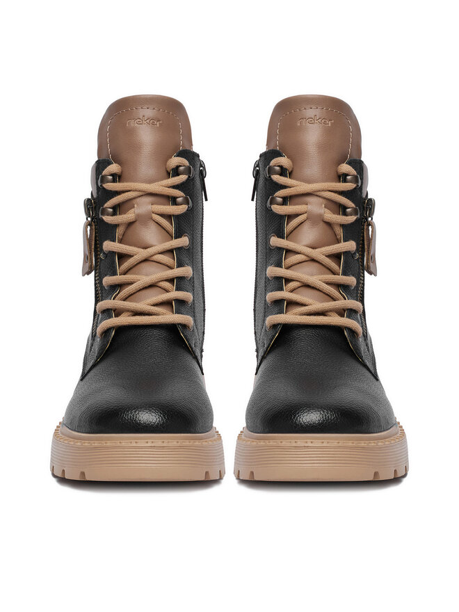 Rieker Schnürschuhe Rieker CEO-70406-00 Schwarz