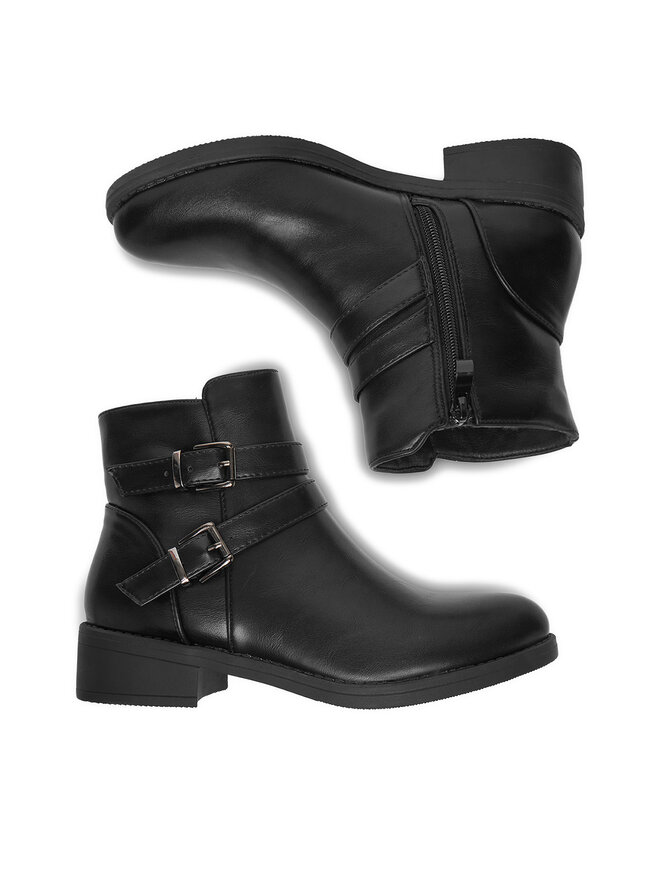 DeeZee Botine DeeZee LZP05 Negru