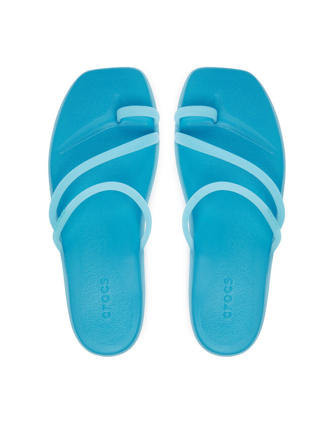 Crocs В'єтнамки Crocs Miami Frosted Toe Loop 211253 Голубий