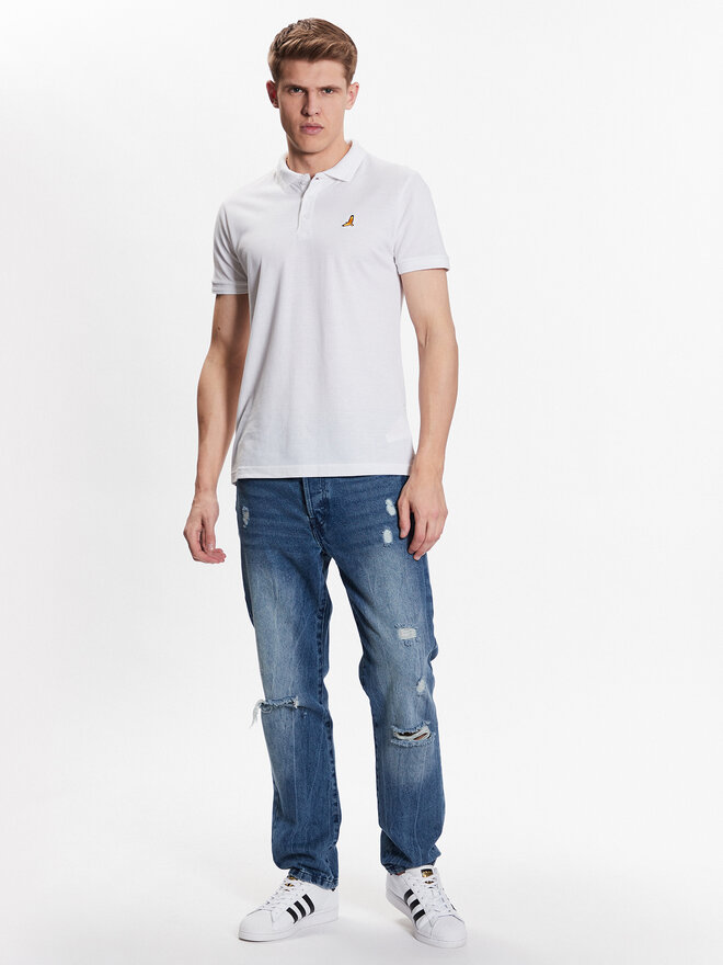 Brave Soul Brave Soul Polo MPS-131KUROKIC Λευκό Regular Fit