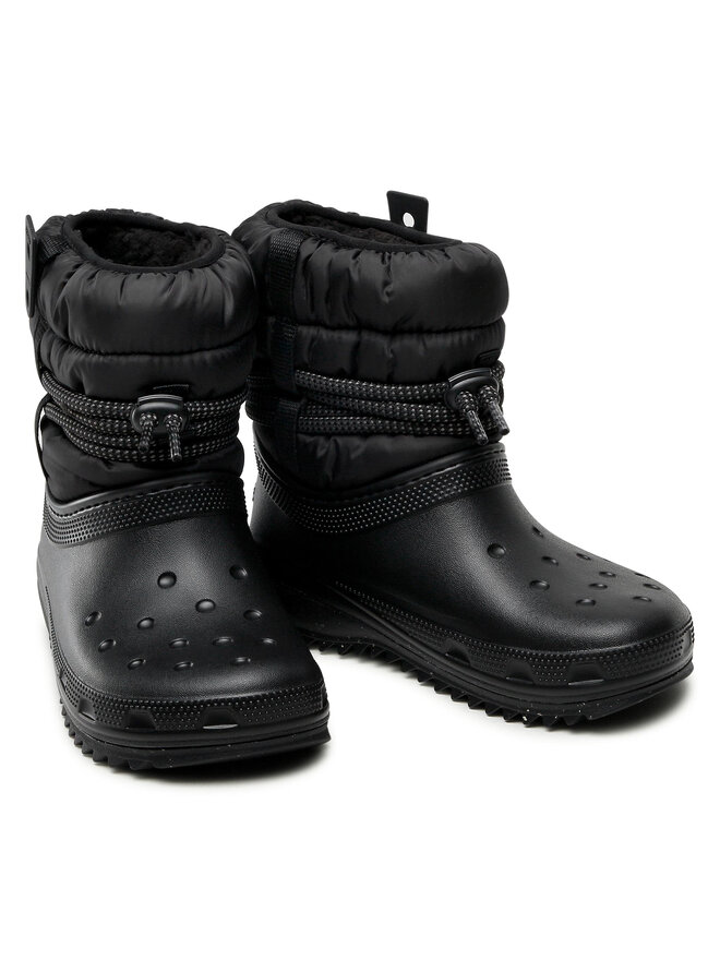 Crocs Schneeschuhe Crocs Classic Neo Puff Luxe Boot W 207312 Schwarz