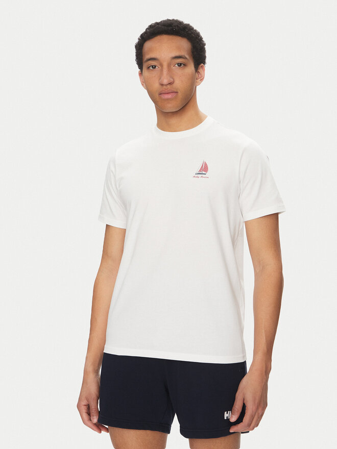 Helly Hansen Helly Hansen Camiseta Shoreline 54601 Blanco Regular Fit