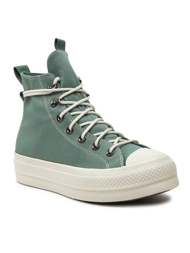 Converse Кеди Converse Chuck Taylor All Star Lift Platform Play On Utility A08864C Зелений
