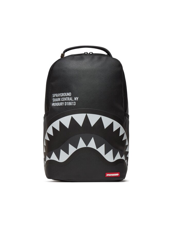 SPRAYGROUND Рюкзак SPRAYGROUND Shark Central 2.0 Black On Grey Sp Dlxsv 910B5643NSZ Чорний