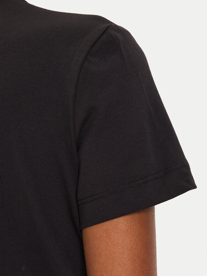 Just Cavalli Just Cavalli T-Shirt 76PAHG11 Μαύρο Slim Fit