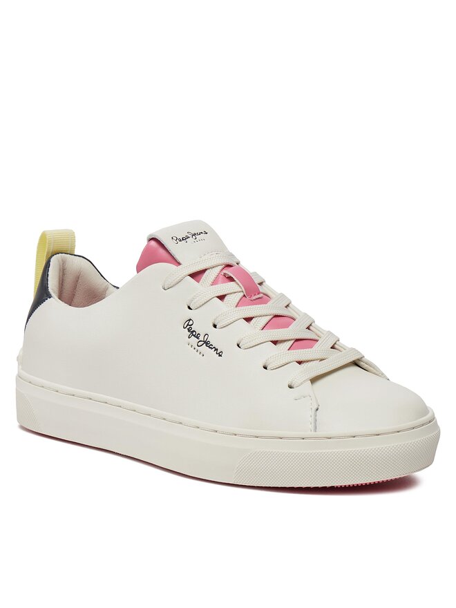 Pepe Jeans Sneakersy Pepe Jeans Camden Action W PLS00005 Bílá
